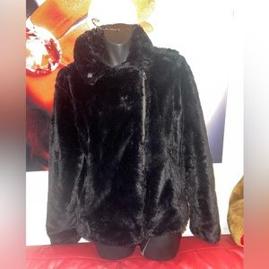 Lucky brand faux fur jacket